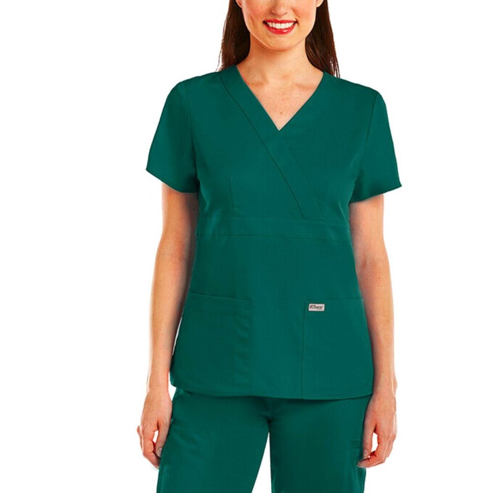 Grey's Anatomy Hunter Green Women's Scrub Set XL